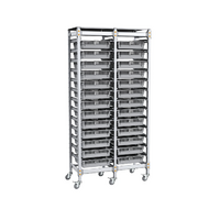 Стеллаж мобильный 2-х секционный для учебных наборов и цифровых лабораторных комплексов SenseDisc - «globural.ru» - Салават