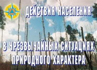 Комплект плакатов "Действия населения в ЧС природного характера" - «globural.ru» - Салават