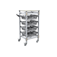 Тележка 1-секционная для учебных наборов и цифровых лабораторных комплексов SenseDisc - «globural.ru» - Салават