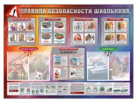 Стенд-уголок "Правила безопасности школьника" - «globural.ru» - Салават
