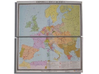 Учебная карта "Европа с 1815 - 1849 г.г." 1180*1070 мм (матовое, 2-стороннее лам.) - «globural.ru» - Салават