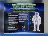 Стенд "Воздействие невесомости на организм человека" - «globural.ru» - Салават