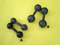 Гантели пластмассовые 0.8 кг с наполнителем - «globural.ru» - Салават
