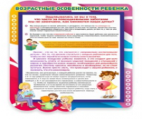 Стенд "Возрастные особенности ребенка" - «globural.ru» - Салават