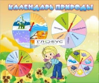 Стенд "Календарь природы" (вариант 1) - «globural.ru» - Салават