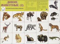 Раздаточные карточки "Дикие животные" часть 2 - «globural.ru» - Салават