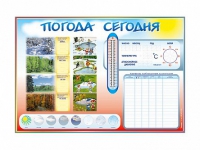 Стенд-уголок маркерный "Погода сегодня" - «globural.ru» - Салават