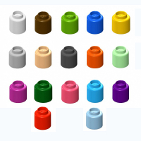  Элемент конструктора одиночный одноцветный Color Blocks 100 штук - «globural.ru» - Салават