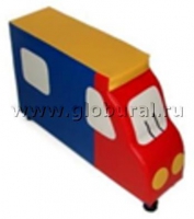 Напольная мягкая игрушка "Грузовик" каталка - «globural.ru» - Салават