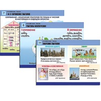 Комплект таблиц для начальной школы "Русский язык. Глагол" - «globural.ru» - Салават