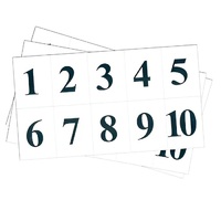 Набор цифр от 1 до 10 (для начальной школы) - «globural.ru» - Салават