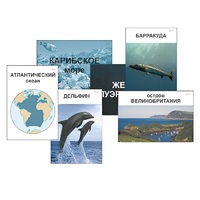 Модель-аппликация "Океаны. Знакомство" (ламинированная) - «globural.ru» - Салават