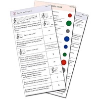 Комплект карточек (10) "Обучающий калейдоскоп. Музыкальные термины" - «globural.ru» - Салават