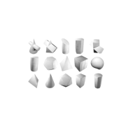 Комплект гипсовых моделей геометрических тел  - «globural.ru» - Салават