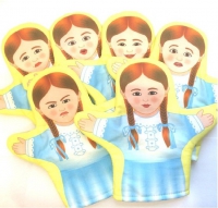 Набор кукол - рукавичек  "Эмоции. Девочки" - «globural.ru» - Салават