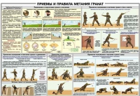 Плакат "Приемы и правила метания гранат" - «globural.ru» - Салават