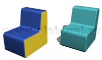 Прямоугольный стул 50*60*60/32см (ВИК) - «globural.ru» - Салават