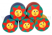 Пуфик «Солнышко» d=60*30см (ВИК) - «globural.ru» - Салават
