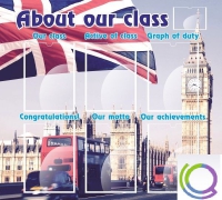Стенд "About our class" - «globural.ru» - Салават