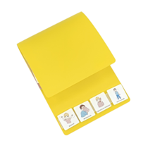 Коммуникативная книга с карточками PECS/ПЭКС (Маленькая, цвет желтый) - «globural.ru» - Салават