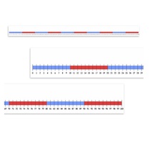 Нумирошка. Числовая прямая 0-100 по методике Нумикон - «globural.ru» - Салават