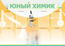 Стенд "Юный химик" (вариант 1) - «globural.ru» - Салават
