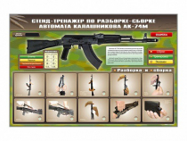 Стенд-тренажер по сборке-разборке автомата Калашникова АК-74М - «globural.ru» - Салават