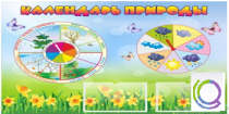 Стенд "Календарь природы" (вариант 2) - «globural.ru» - Салават