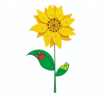 Сенсомоторное декоративно-развивающее панно "Подсолнух" - «globural.ru» - Салават