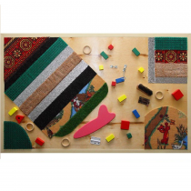 Тактильная панель с декоративными элементами «Материалы» - «globural.ru» - Салават