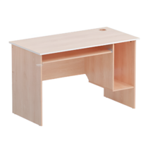 Стол преподавателя компьютерный 900х600х760 (бук/белый) - «globural.ru» - Салават