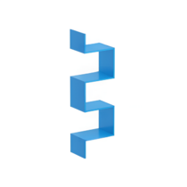 Стеллаж-полка (синий) - «globural.ru» - Салават