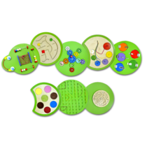 Тактильно-развивающая панель "Гусеница Жужа" - «globural.ru» - Салават