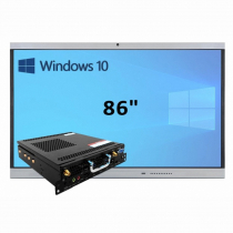 Интерактивная панель 86" (встроенный ПК Win10, Intel i5) - «globural.ru» - Салават