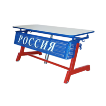 Стол ученический двухместный "Патриот-2п" на газовом лифте (р.гр. № 3-7 и наклоном столешницы ) - «globural.ru» - Салават