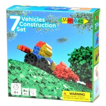 Конструктор «7 машин» 80 деталей - «globural.ru» - Салават