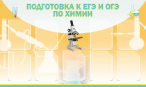 Стенд "Подготовка к ЕГЭ и ОГЭ по химии вариант 2 (9 карманов)" - «globural.ru» - Салават