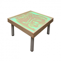 Столик на ножках для рисования песком Радуга. Подсветка RGB - «globural.ru» - Салават