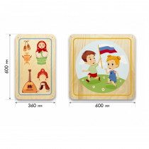 Набор стеновых панелей «Символы России - Культура» - «globural.ru» - Салават