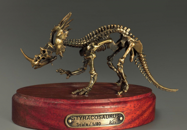 Модель скелета динозавра Styracosaurus - «globural.ru» - Салават