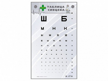Интерактивный стенд "Таблица Сивцева" - «globural.ru» - Салават