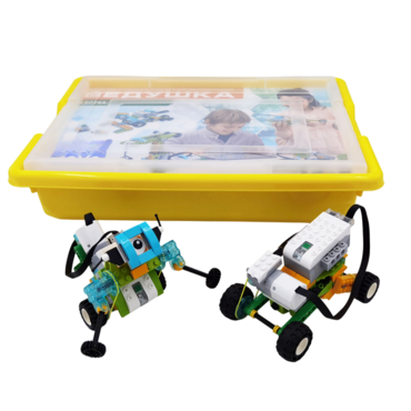 Набор для занятий робототехникой Ведушка с пластиковым боксом для хранения деталей - «globural.ru» - Салават