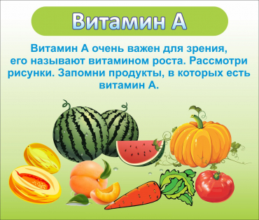 Стенд "Витамин А" - «globural.ru» - Салават